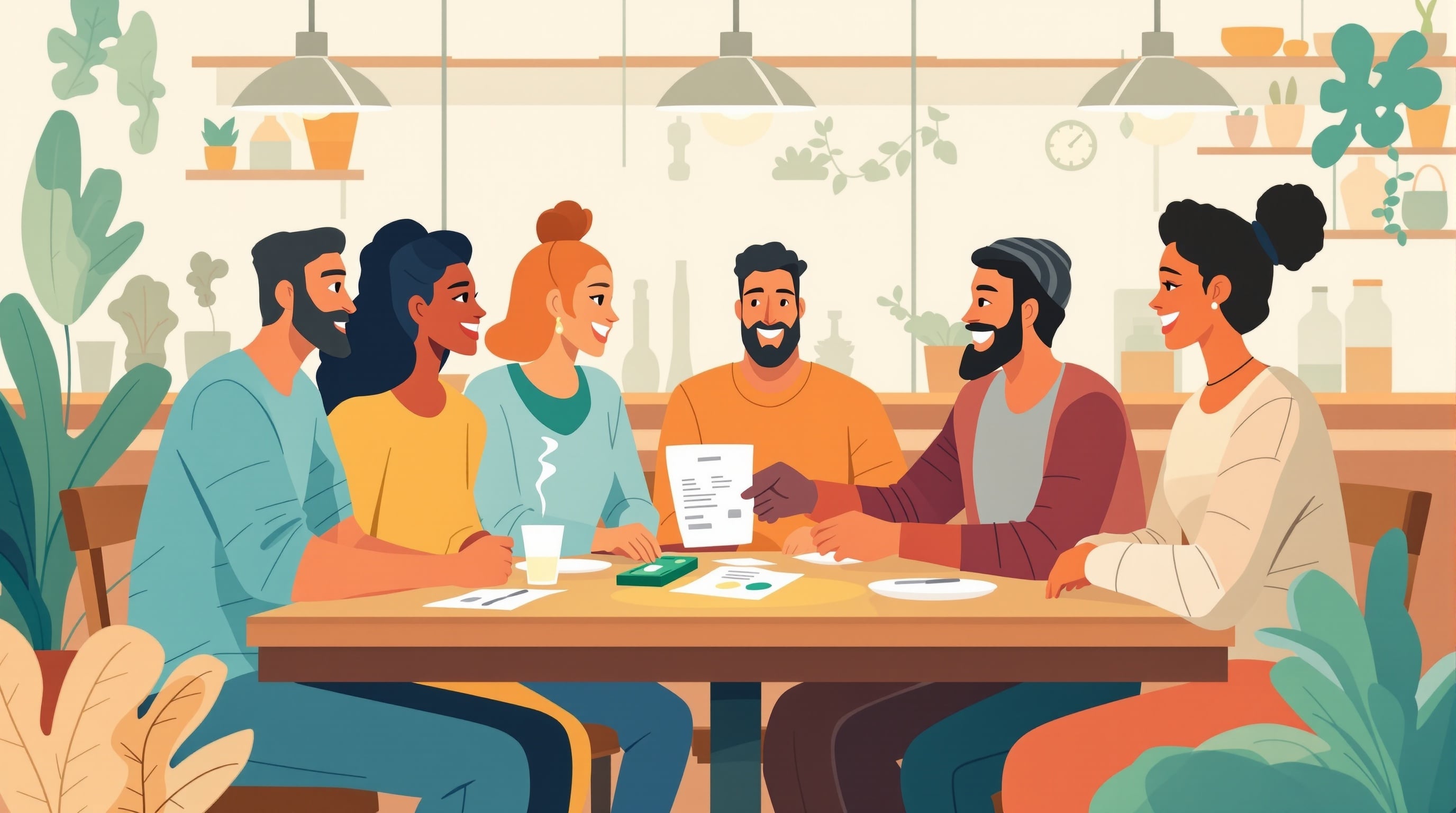 How to Split a Restaurant Bill When Everyone Ordered Something Different